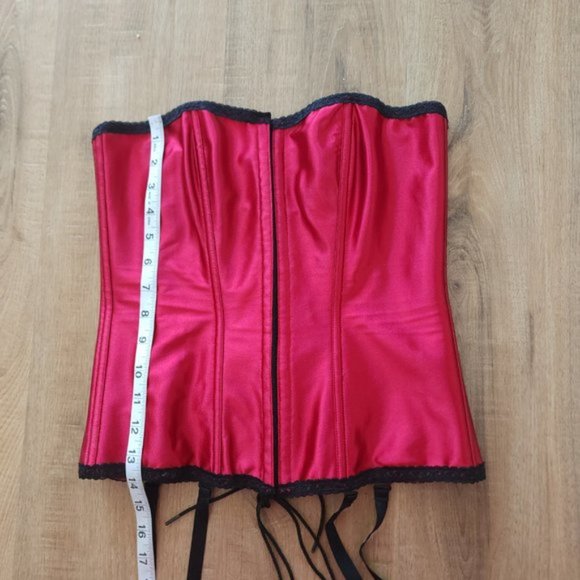 Roselle La Vie En Rose Red and black Corset - Picture 5 of 9